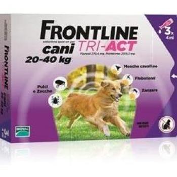 Frontline Tri-act Spot-on per Cani 20-40 kg 3 Pipette