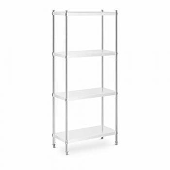 Scaffalatura metallica in acciaio inox 80 x 60 x 180 cm