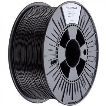 PrimaValue PLA Black 3D-Drucker Filament, 1.75mm Durchmesser, 1kg Spule