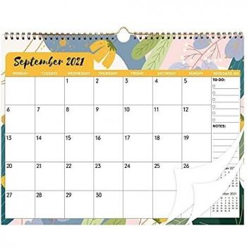021-2022 Monthly Wall Calendar with Twin-Wire Binding