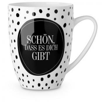 Becher Set Schön, dass es Dich gibt 6 Stück unsortiert von LA VIDA