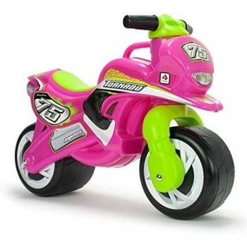 Injusa Tundra Tornado Pink Pedal-less Motorcycle