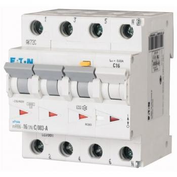 Interruttore FI/LS 16 A 30 mA Eaton MRB6‑16/3N/D/003‑A