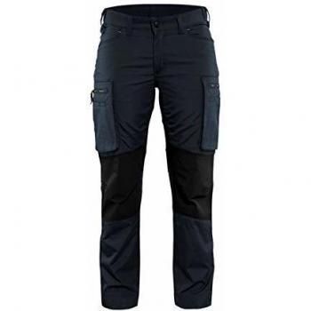 Blakläder 715918458699C34 Pantalon Service Femme Stretch Bleu Marine Foncé/Noir Taille C34