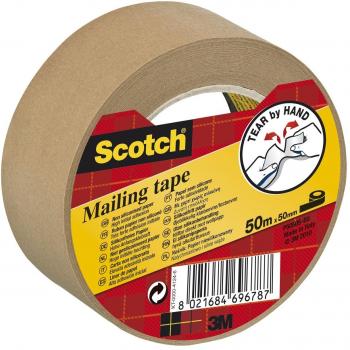 Scotch Paper Tape 50mm x 50m Brown