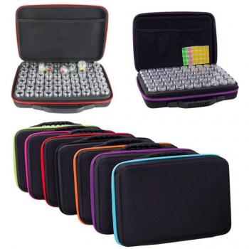 Organisateur de peinture de diamants 120 fentes avec maille
