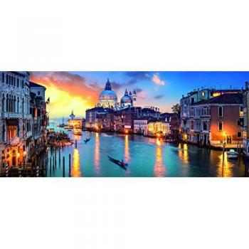 Leinwandbild BÖNNINGHOFF Venedig Bilder Gr. B/H/T: 140cm x 60cm x 2cm, blau
