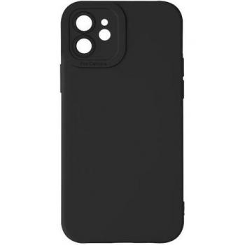 Protection caméra iPhone 12 AVIZAR coque silicone matte noire