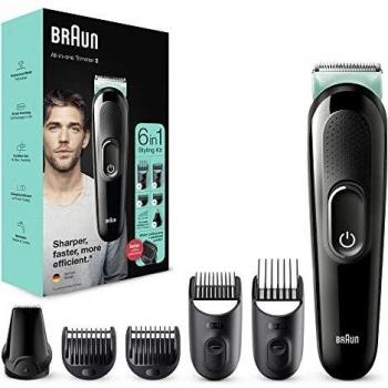 Braun MGK3220/68 6-in-1 All-In-One Electric Shaver and Beard Trimmer for Men with Wet&Dry Technology