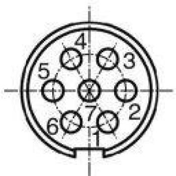 7-Pin Amphenol Circular Connector 5A