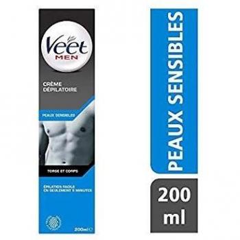 Veet Männer Ontharingscrème 200 ml für empfindliche Haut