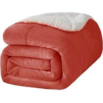 WAVVE Coperta Morbida 130x150 – Pile Sherpa in Rosa