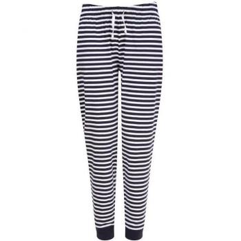 Pantaloni Lounge Donna Righe Grigio