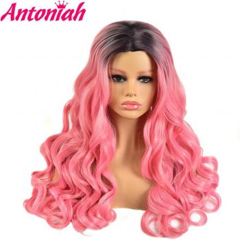 Peluca Ondulada de Moda Antoniah para Mujeres Negras