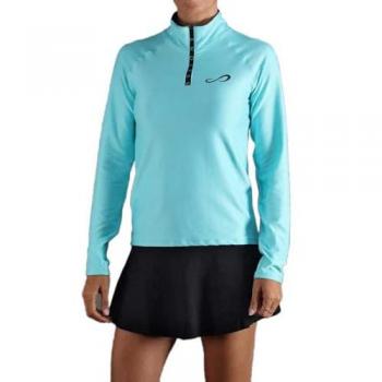 Endless Hoodie para Mujer con Media Cremallera Kirsch