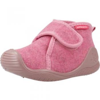 Chaussons BioGato Rose 22 en Bois Nature