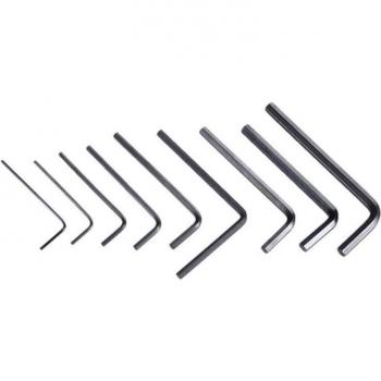 Accesorio de llaves Allen 9 unidades para instrumentos eléctricos