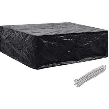 Housse de salon de jardin 8 œillets 250x210x90 cm