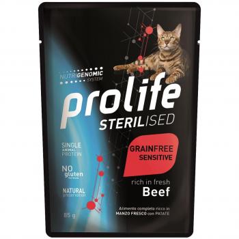 Prolife Cat Sterilised Grainfree Sensitive Manzo