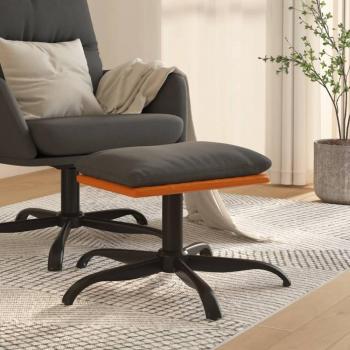 Taburetta Grigio Scuro 60x60x36 cm in Tessuto e Similpelle