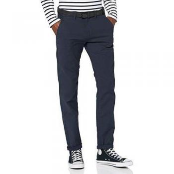 TOM TAILOR DENIM Chino Straight Fit, blau, 29/L32