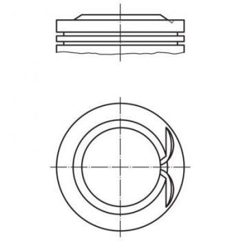 Piston MAHLE Original 028 PI 00146 002 – Version Ibiza 4 Sportcoupe