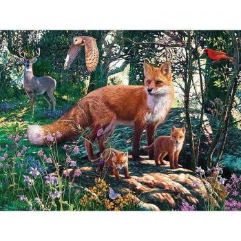 Kleiner Fuchs im Diamant-Mosaik 20 × 30 cm