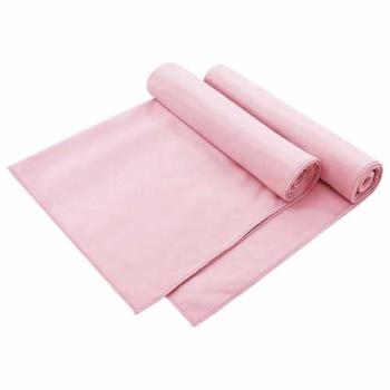 Serviettes d'extérieur pour chaise rose 130 x 60 cm