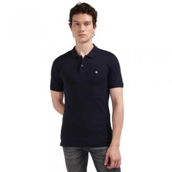 Calvin Klein Jeans Herren Poloshirt Slim Fit in Nachtblau, Größe XXXL