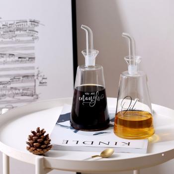 Glass Sauce Vinegar Bottle