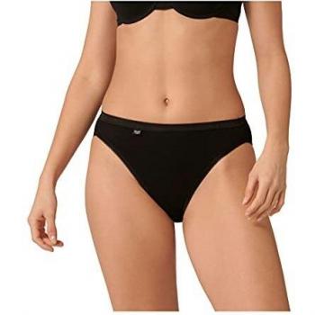 Sloggi Basic+ Tai 3 Pack Black Cotton Large