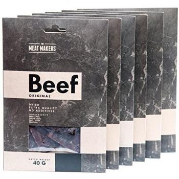 Original Getrocknetes Rindfleisch Jerky – 6 Stück