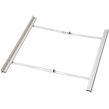 Xavax Zwischenbaurahmen für Waschmaschine & Trockner, 55-66 cm, mit Zurrgurt