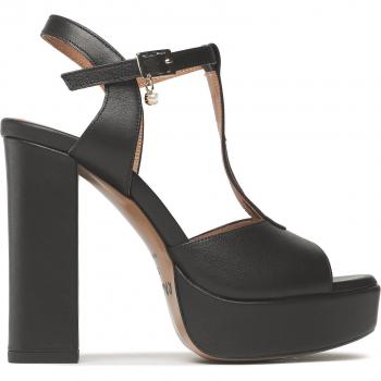 Modische Sandalen R.Polański 1640 Schwarz