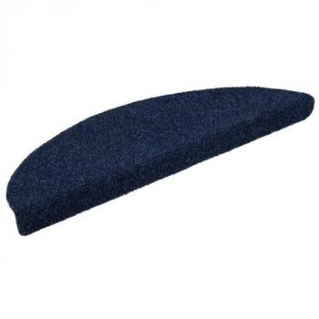 Navy Self-Adhesive Stair Mats 20 pcs 56x17x3 cm vidaXL
