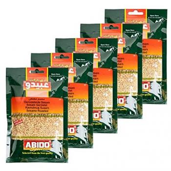 Cinq sachets de sésame doré – Abido (Lot 50 g)