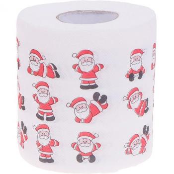 Kerst Servet met Kerstman Motief