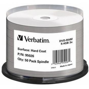Conjunto de 50 DVDs Verbatim 322472, 9.4 GB cada uno