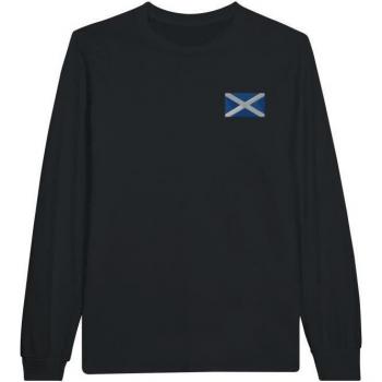 Pixelforma Comfort Long Sleeve Shirt – Scottish Flag 100% Cotton