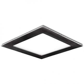 Downlight LED Cuadrado 12W 860Lm 6000K Niquel Satinado