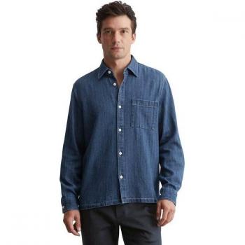 Camicia Marc O'Polo Blu Denim Classic