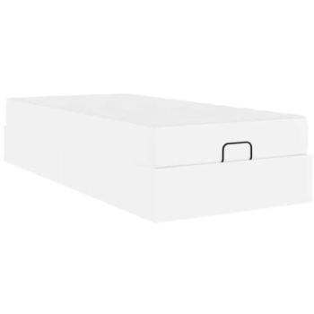 Lit de chambre blanc en faux cuir, dimensions 80x200 cm – Vidaxl