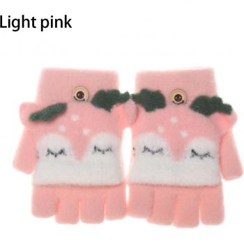 Warm Half Finger Baby Gloves for Winter 0-6 Years