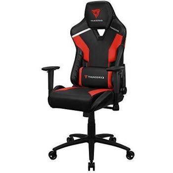 SILLA GAMER THUNDERX3 TC3 DISEÑO GAMING PROFESIONAL NEGRA CO