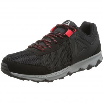 Reebok Herren Dmx Lite Katak Walkingschuhe, Schwarz (Black/Dayglow Red/Vflint Grey), 42 EU