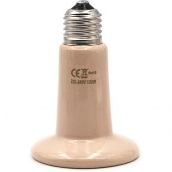 Far Infrared Ceramic Heat Lamp for Reptiles 220V 2 Pack 25W 50W 75W 100W 150W 200W
