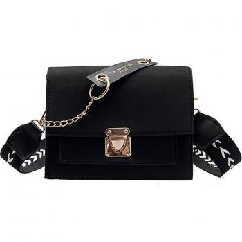 Bolso de Hombro para Mujer en Cuero Bicolor