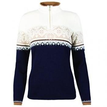 Dale of Norway Kvinna Moritz Tröja Marinblå/Bronze/Beige/Offwhite