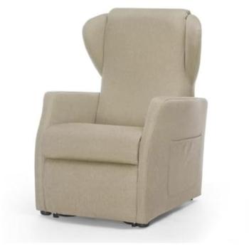 Poltrona Mopedia Ninfea con Roller 4 Ruote 50mm PO401 Sabbia