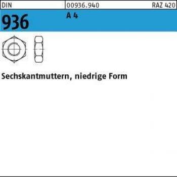 Reyher Edelstahl Sechskantmutter M22
